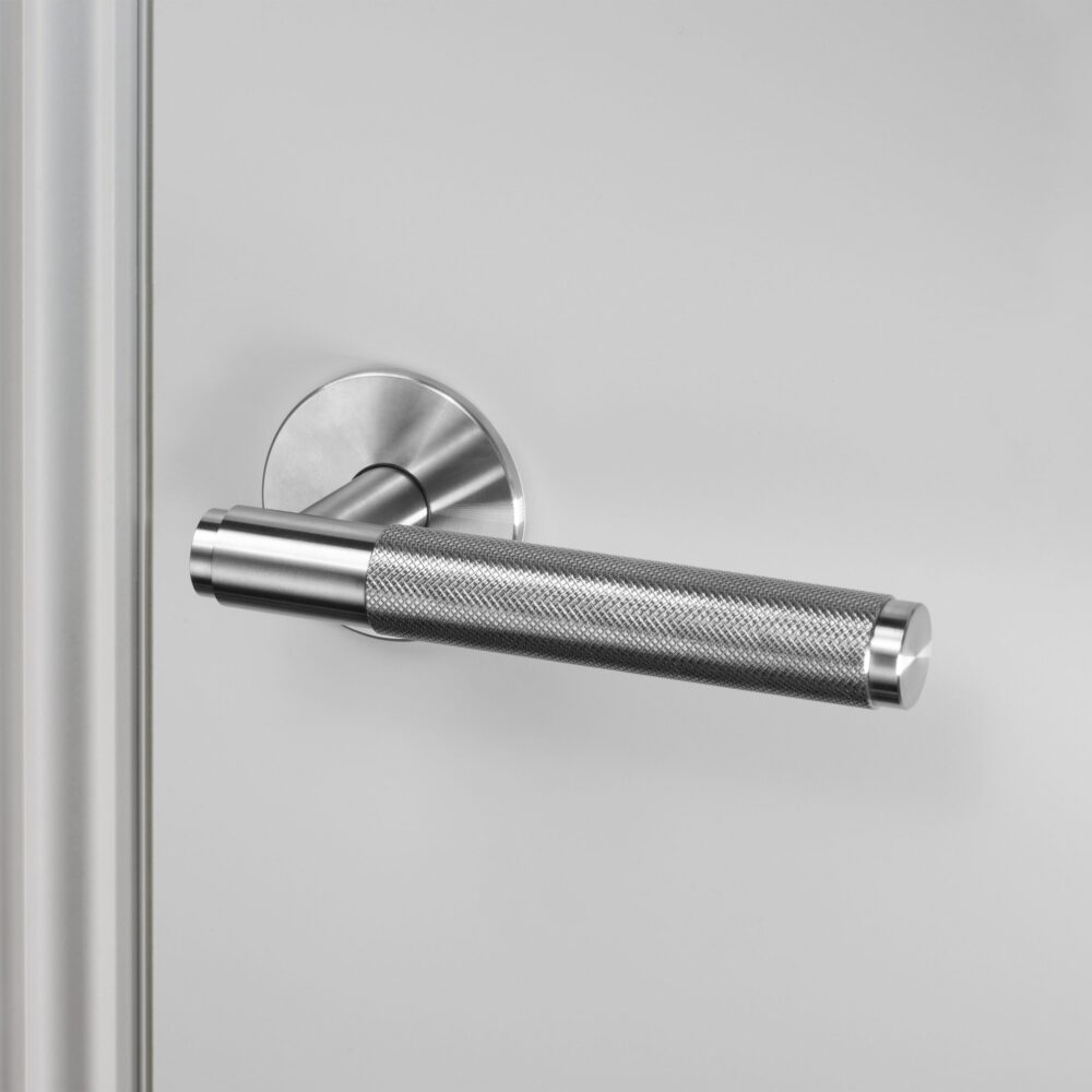 DOOR HANDLE SET/ CROSS / STEEL - Image 4