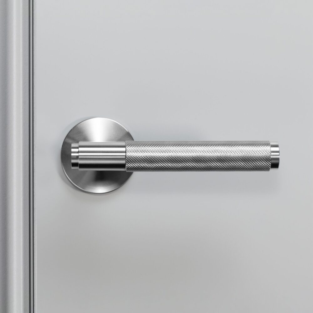 DOOR HANDLE SET/ CROSS / STEEL - Image 5