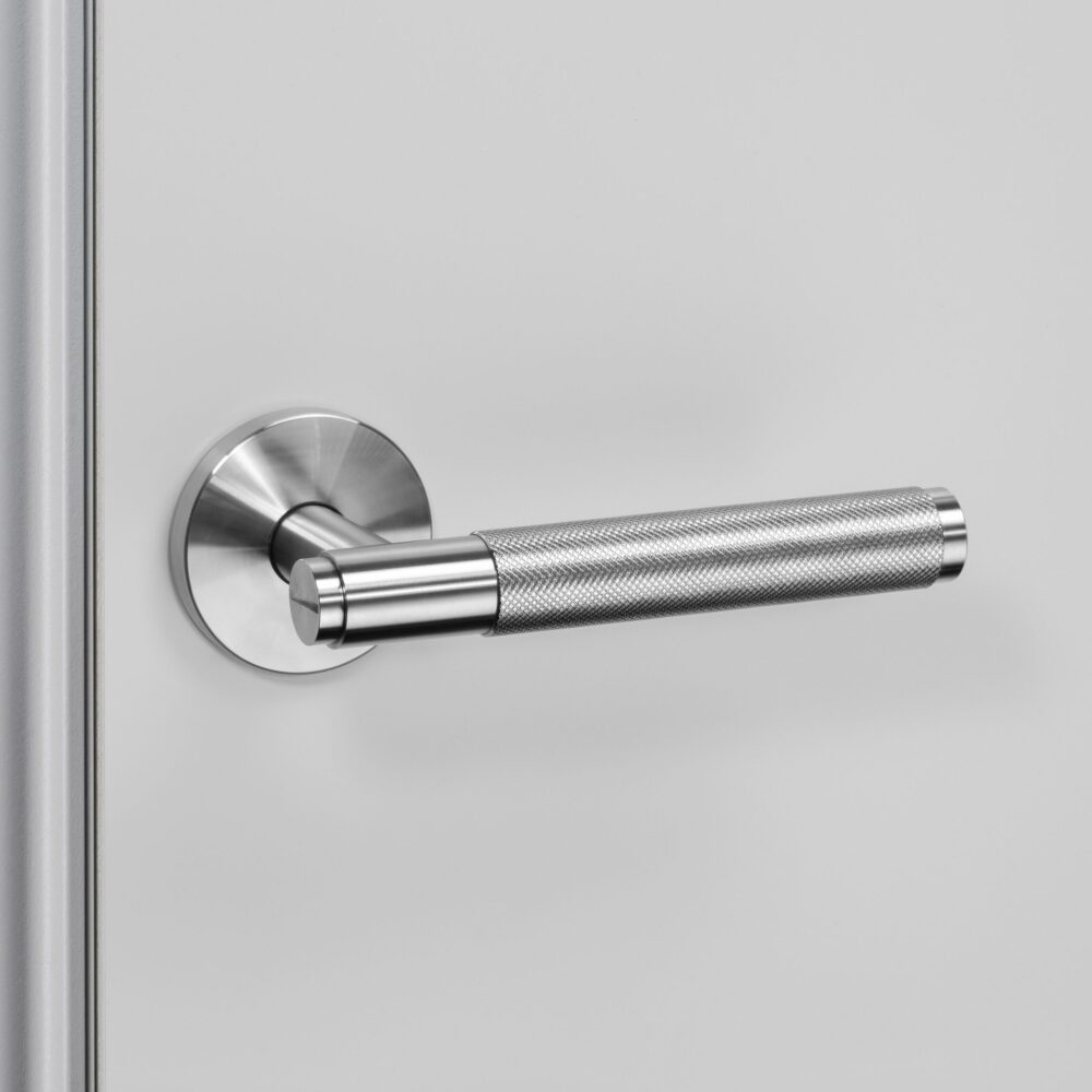 DOOR HANDLE SET/ CROSS / STEEL - Image 3